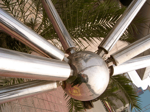 启东不锈钢螺栓球网架